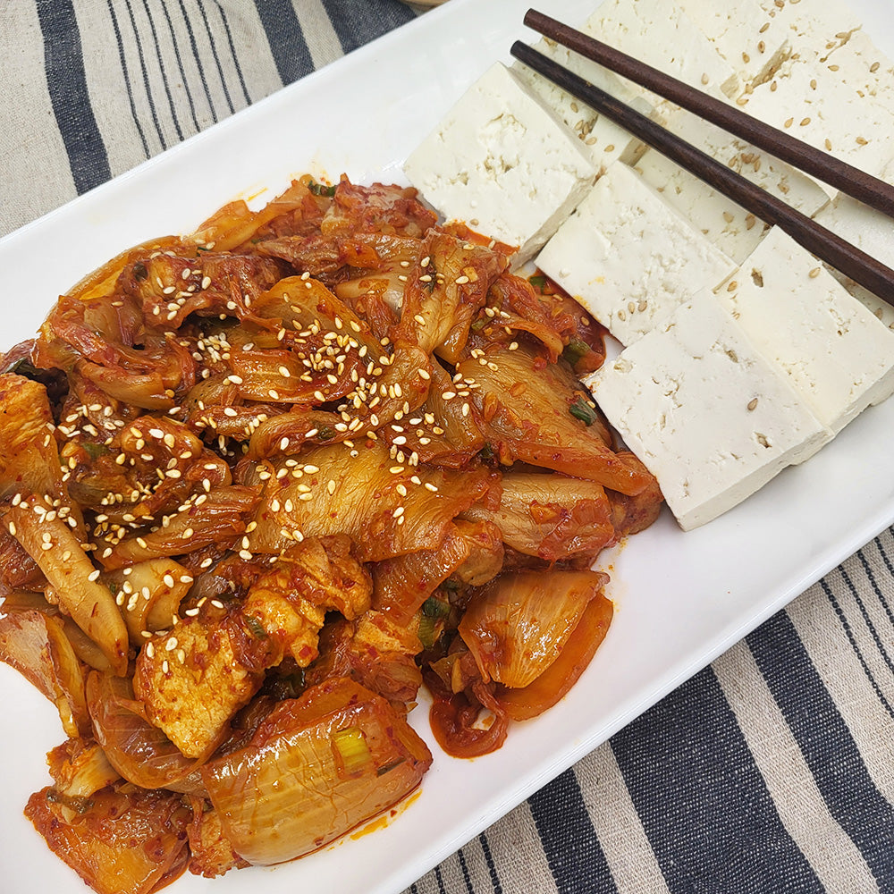 반찬 365 삼겹살 두부김치 - Pork Belly with Tofu and Kimchi | Banchan 365