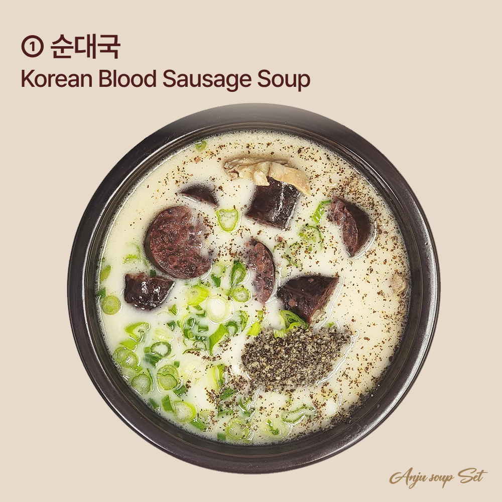 Korean Chaser Soups 3 Types Set