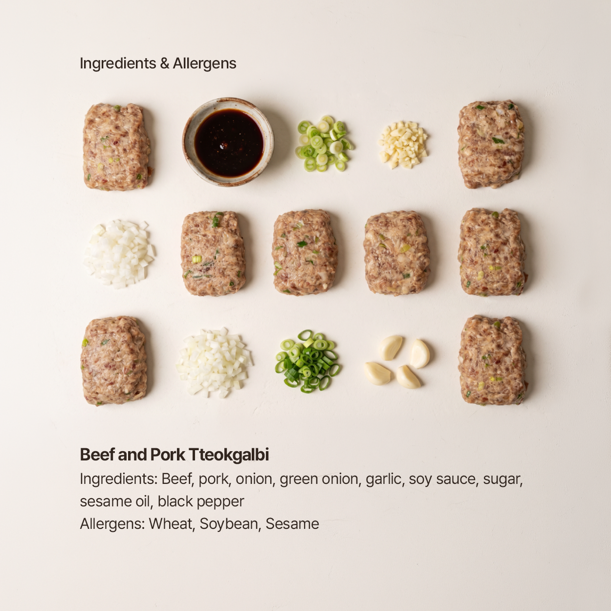 Beef and Pork Tteokgalbi