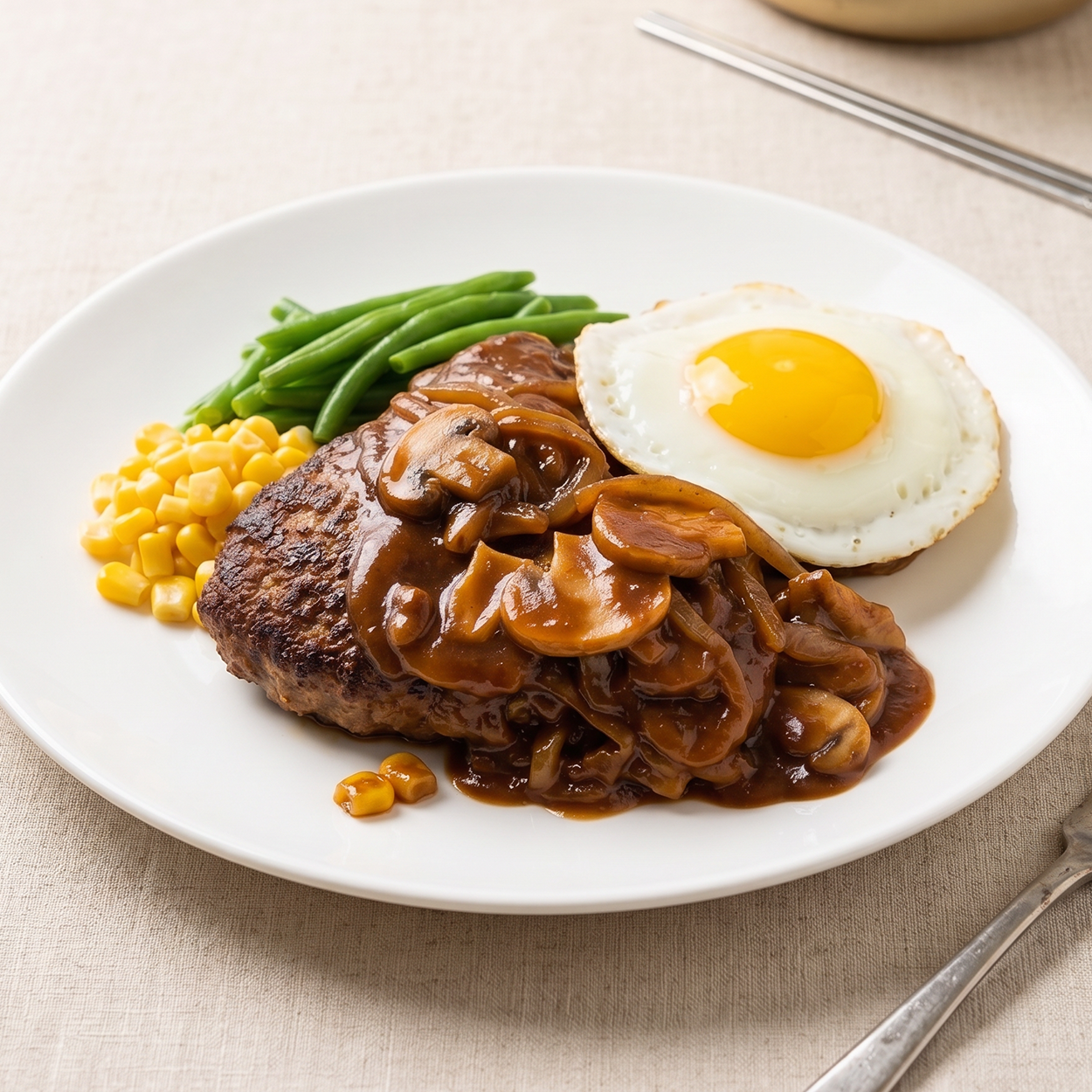 Serving details for Housemade Korean hamburger steak | Banchan365