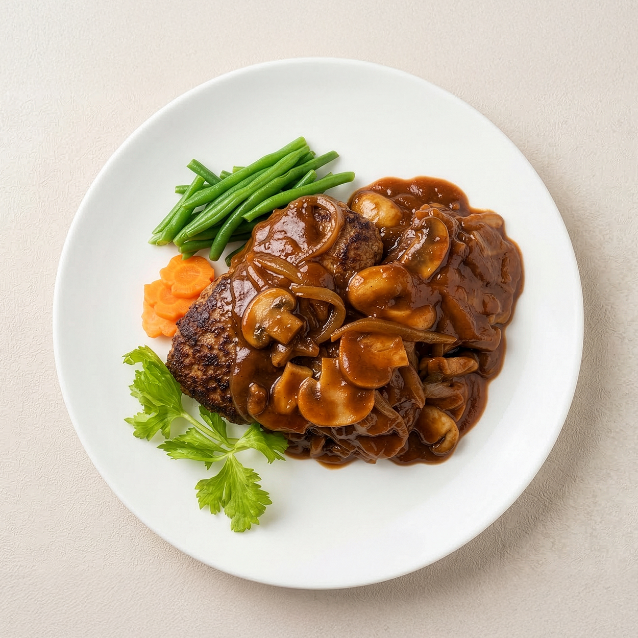 Hambak-seuteikeu (Korean-style hamburger steak) – housemade | Banchan365