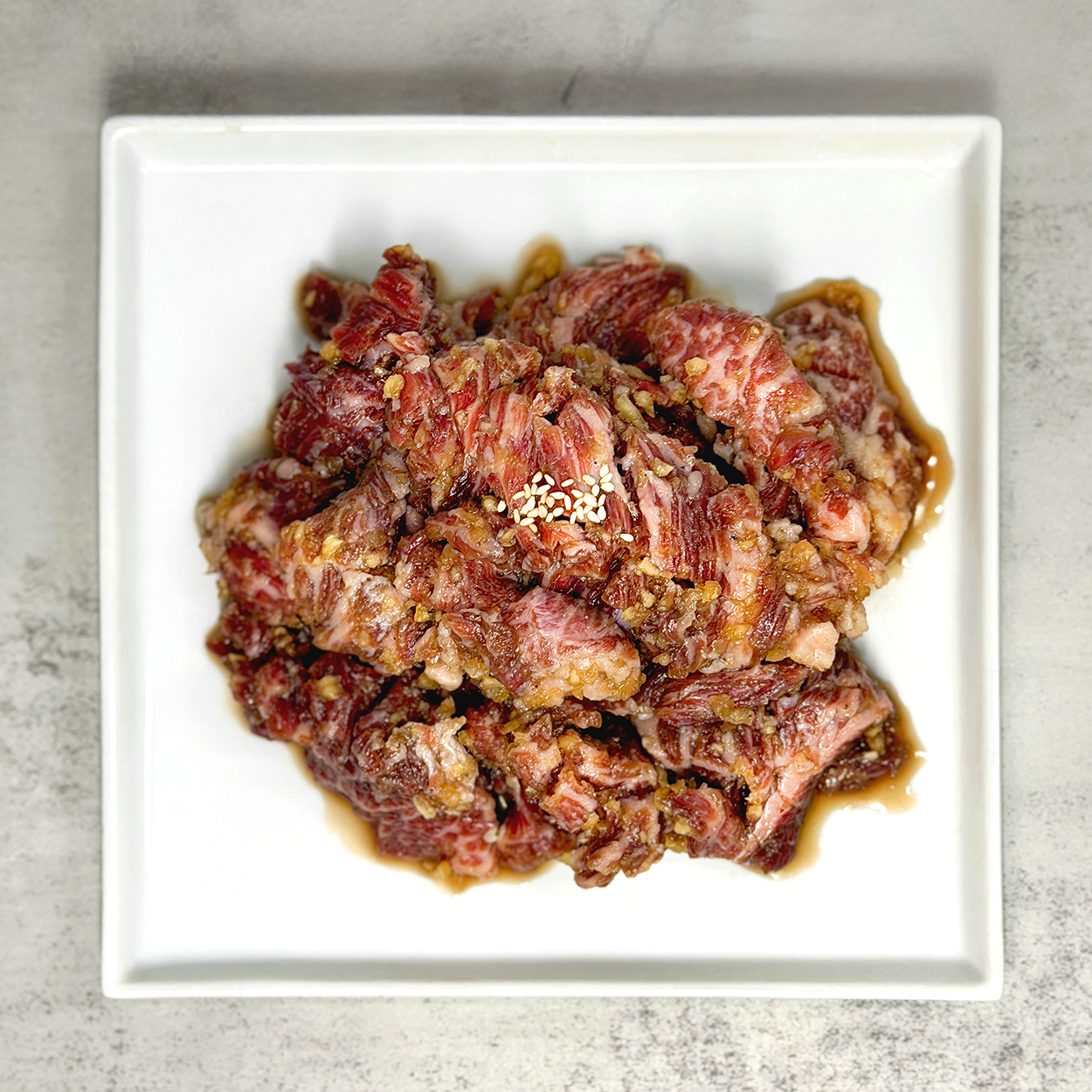 반찬 365 프라임 꽃살 주물럭 탑뷰 - Prime Marinated Short Rib top view | Banchan 365