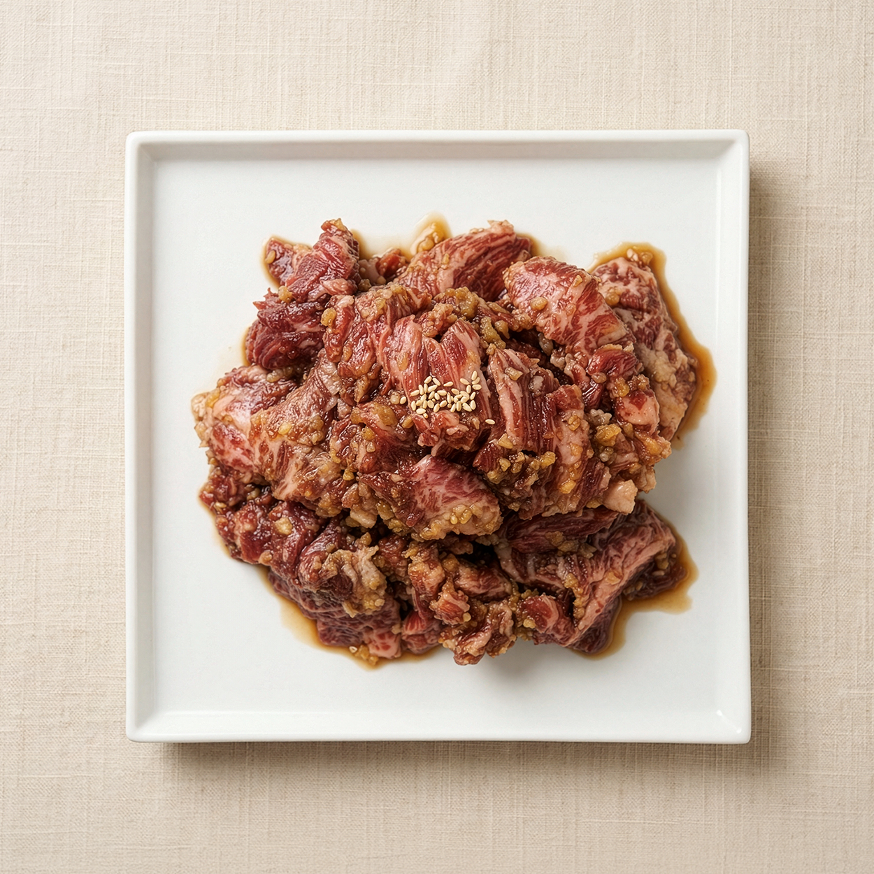 Banchan 365 Prime Marinated Short Rib, ready to serve