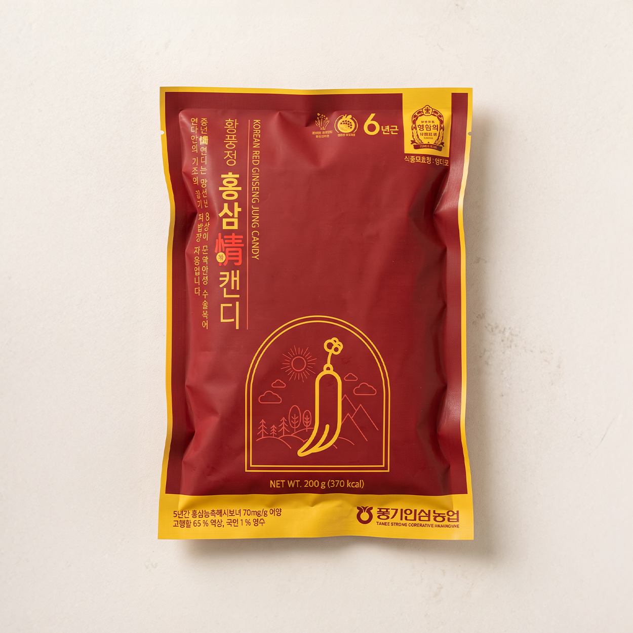 Hwangpungjeong Korean Red Ginseng Jung Candy