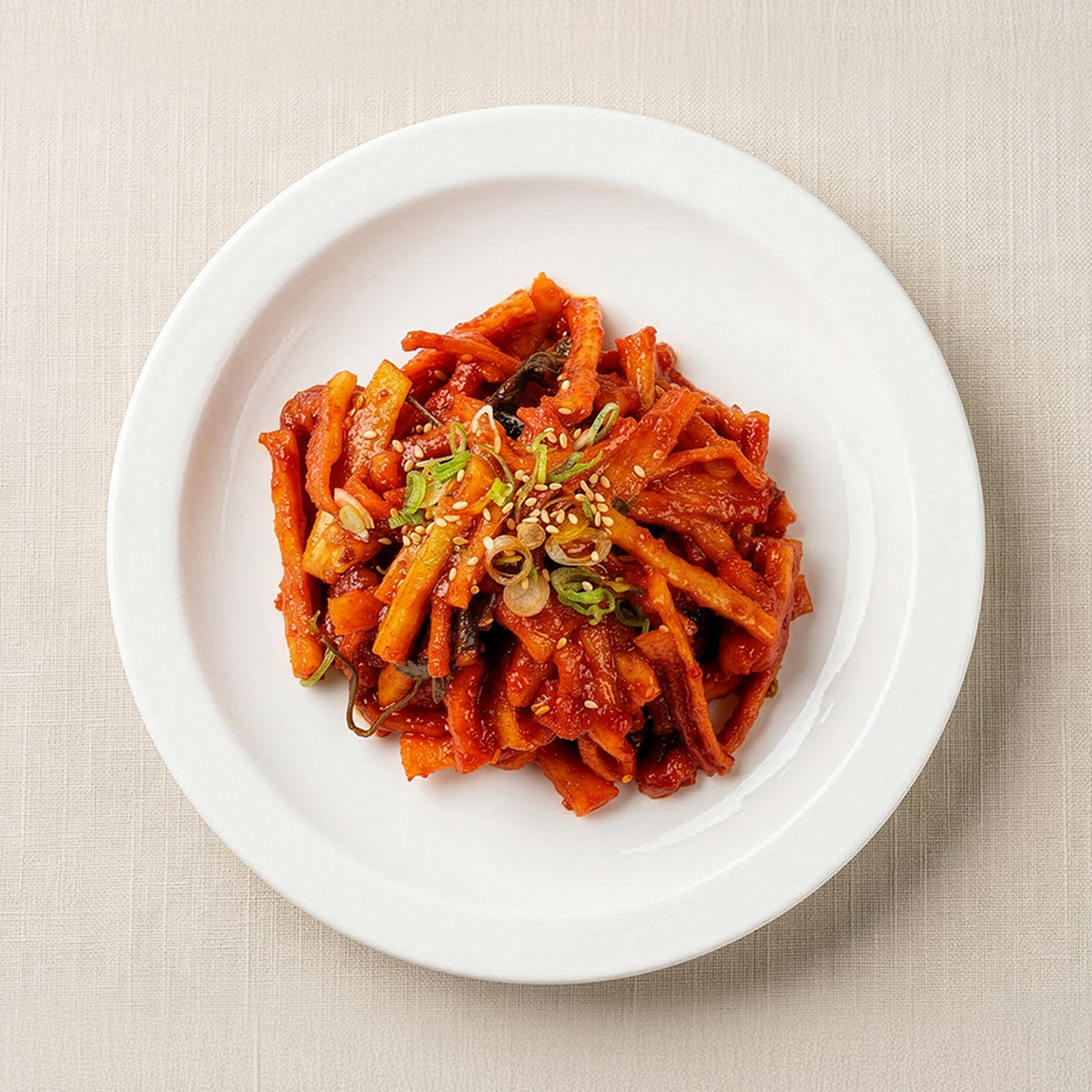 Mumallaengi-muchim – Korean seasoned dried radish strips | Banchan365