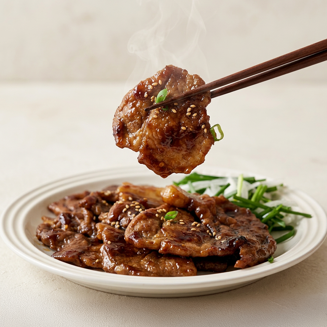 Soy-Glazed Grilled Pork Neck