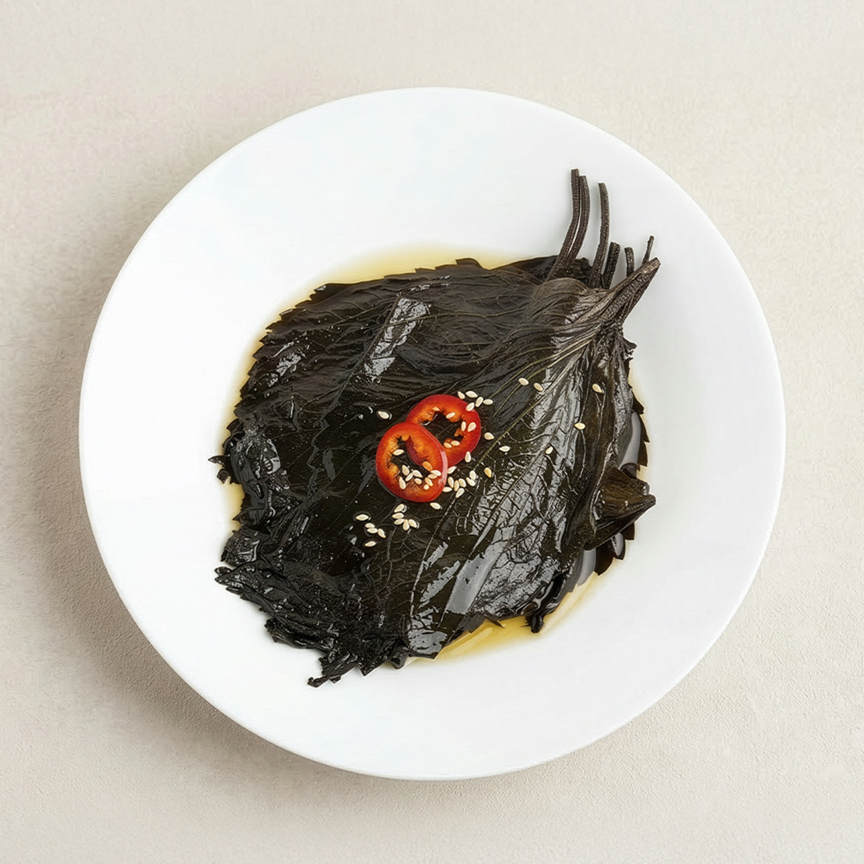 Kkaennip-jeorim – Korean soy-marinated perilla leaves | Banchan365