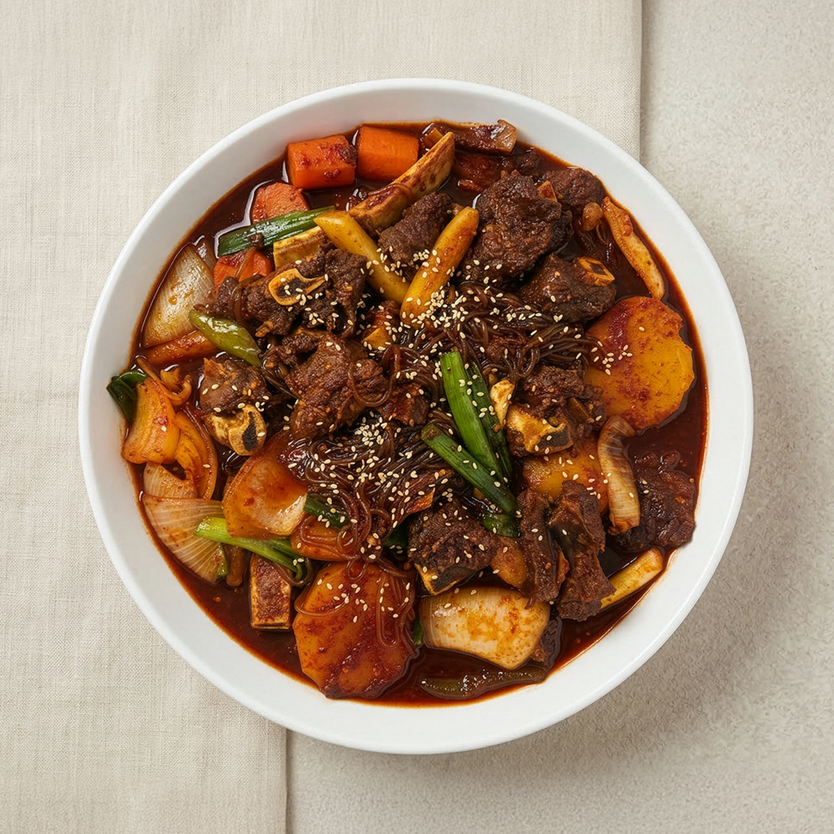 Maeun deunggalbi-jjim (Korean spicy braised beef back ribs) | Banchan365