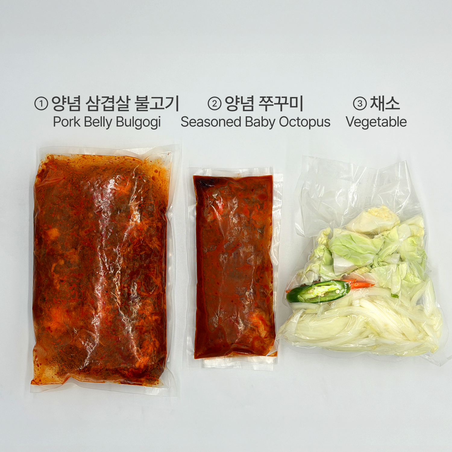 Jjukkumi samgyeopsal (Korean spicy baby octopus and pork belly) – 1.5 lb – detail view (image 5) | Banchan365