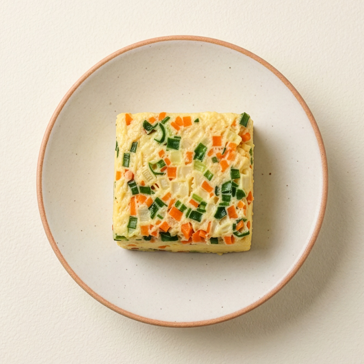 Steamed Egg with Vegetables