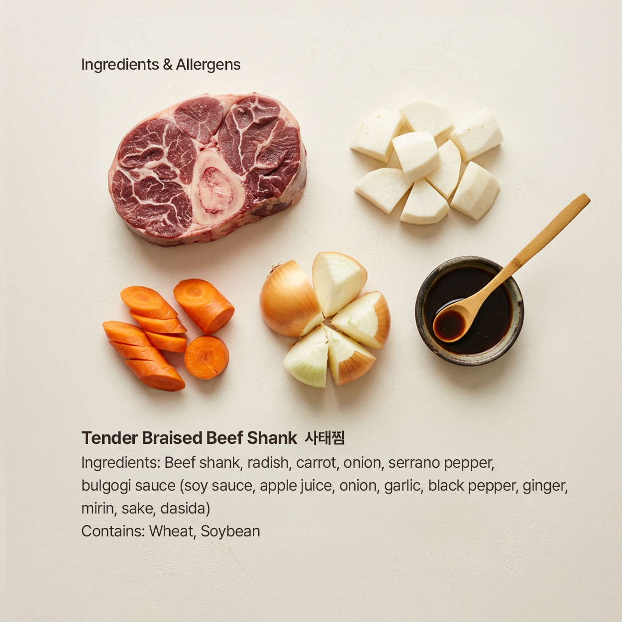 Sate-jjim (Korean braised beef shank) | Banchan365