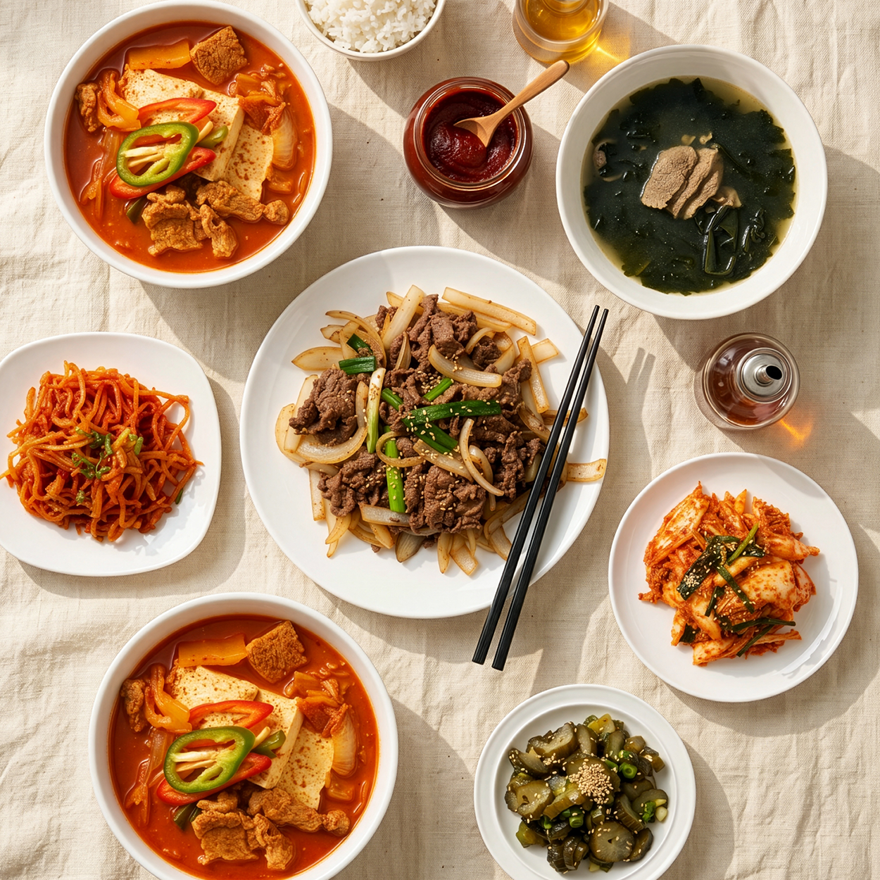 Weekly Korean Home Meal Set