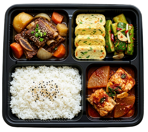 1 main + 4–5 sides