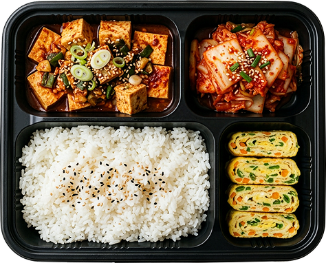 Set meal · 1 main + 3 sides