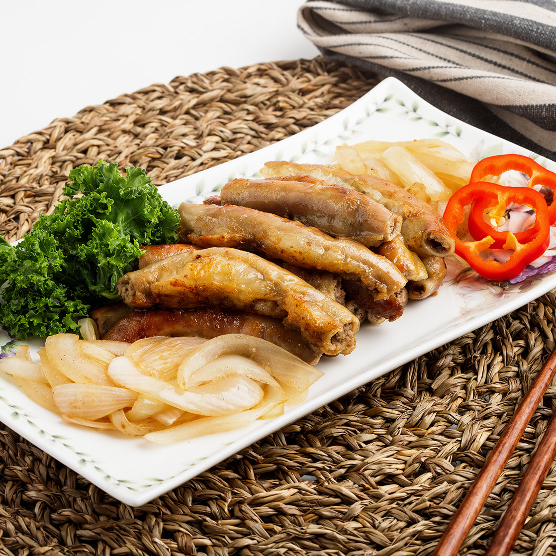 Close-up view of Gopchang-gui (Korean grilled beef small intestine) – large size | Banchan365