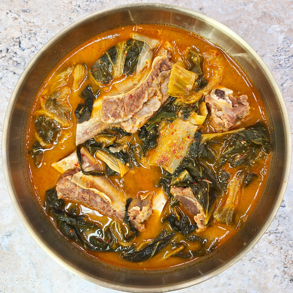 Beef rib soup