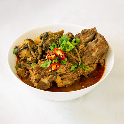 Pork Bone Hangover Soup with Dried Radish Greens