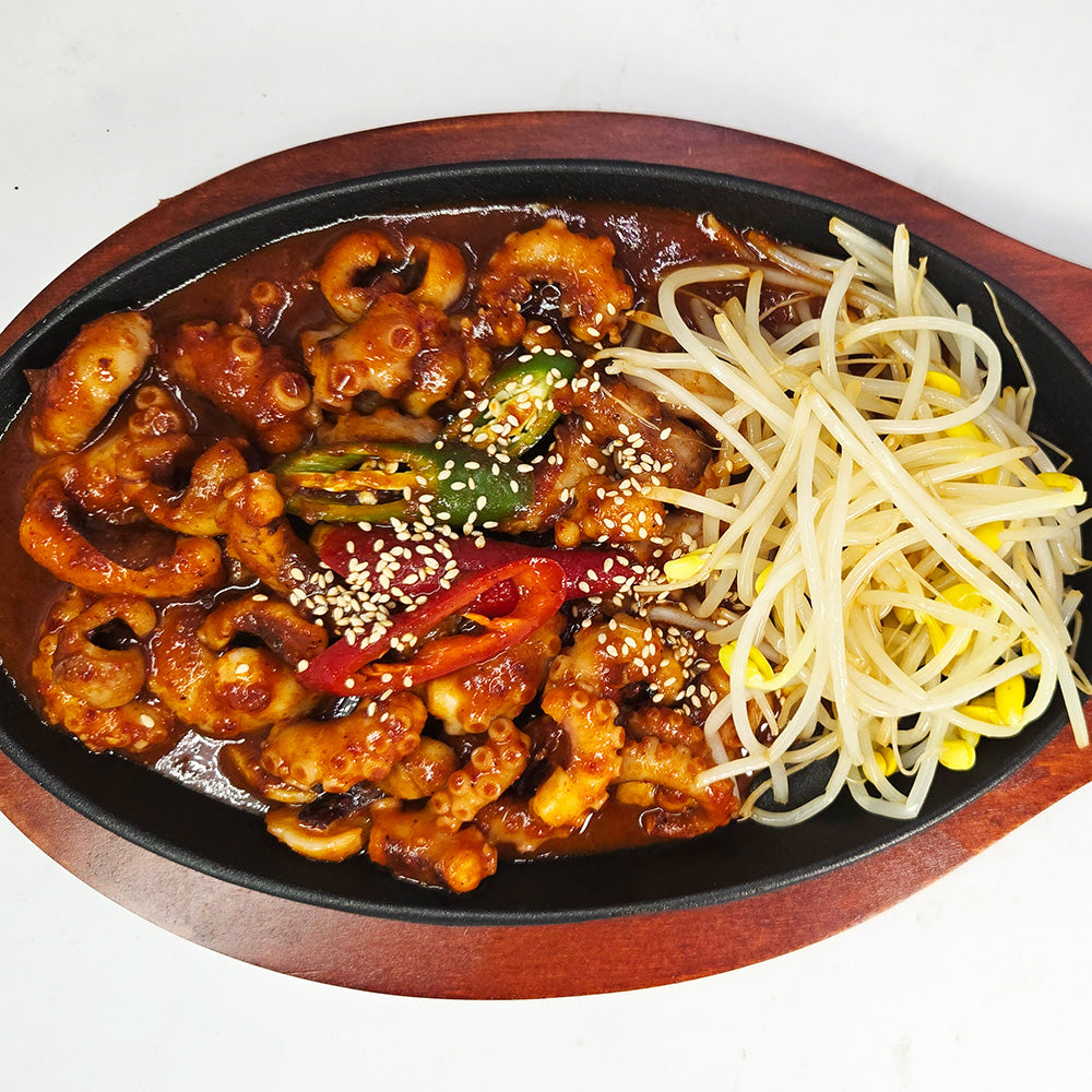 Spicy Stir-Fried Octopus & Pork Belly