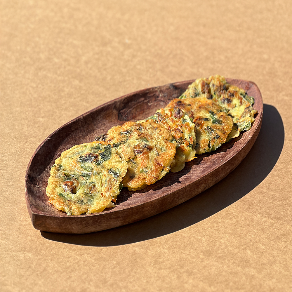 벌교 꼬막부추전 - 반죽과 소스