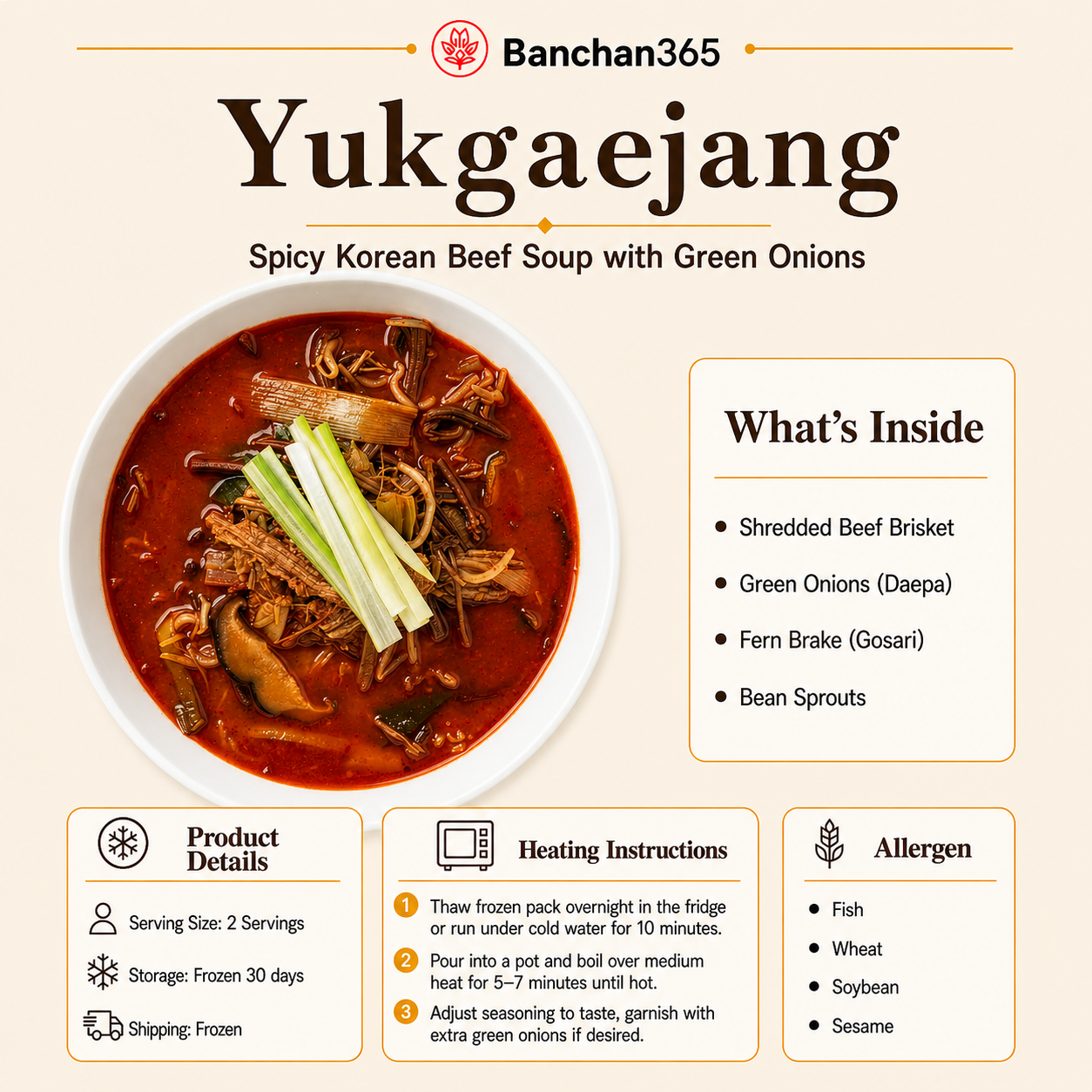Spicy Beef Soup with Green Onion
