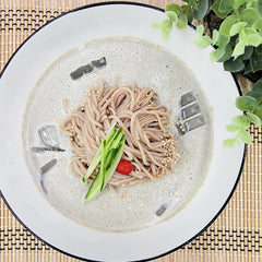 Acorn Noodles in Chilled Black Bean Soup