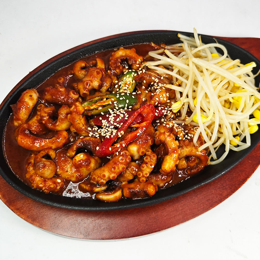 Spicy Stir-Fried Octopus & Pork Belly