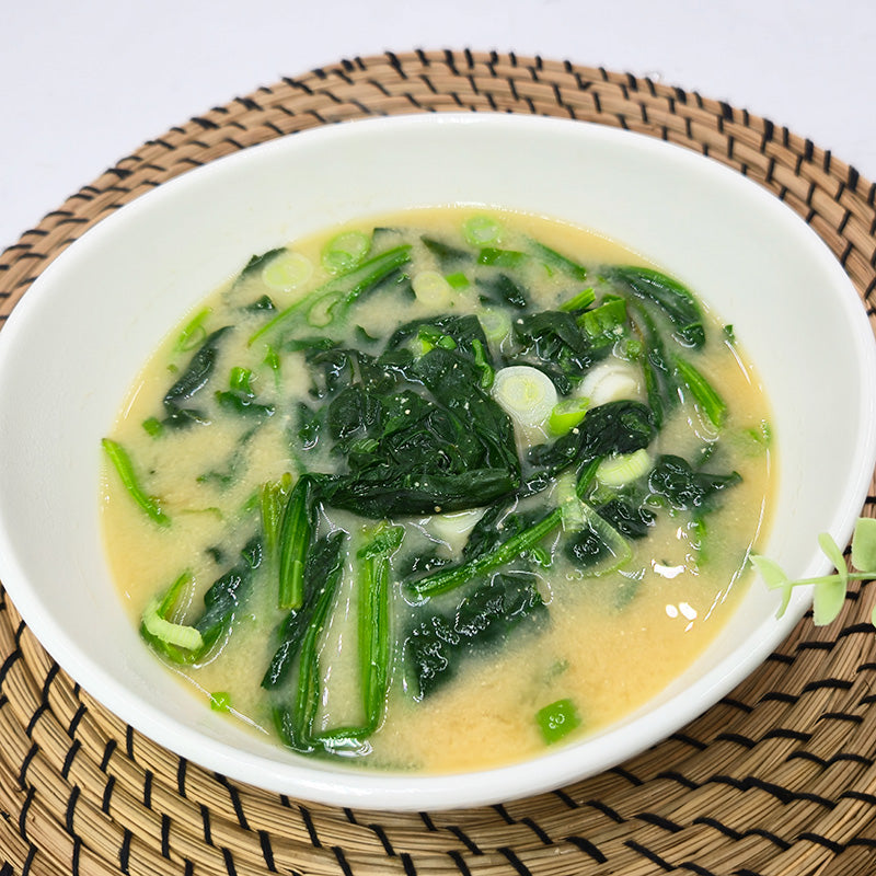 Súp Đậu nành Thịt Nghêu Rau Bó Xôi
