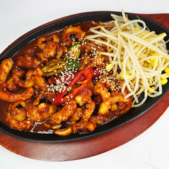 Spicy Stir-Fried Octopus & Pork Belly