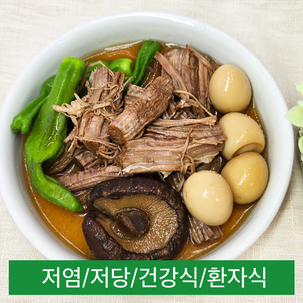 Low Sodium Soy Braised Beef and Quail Eggs