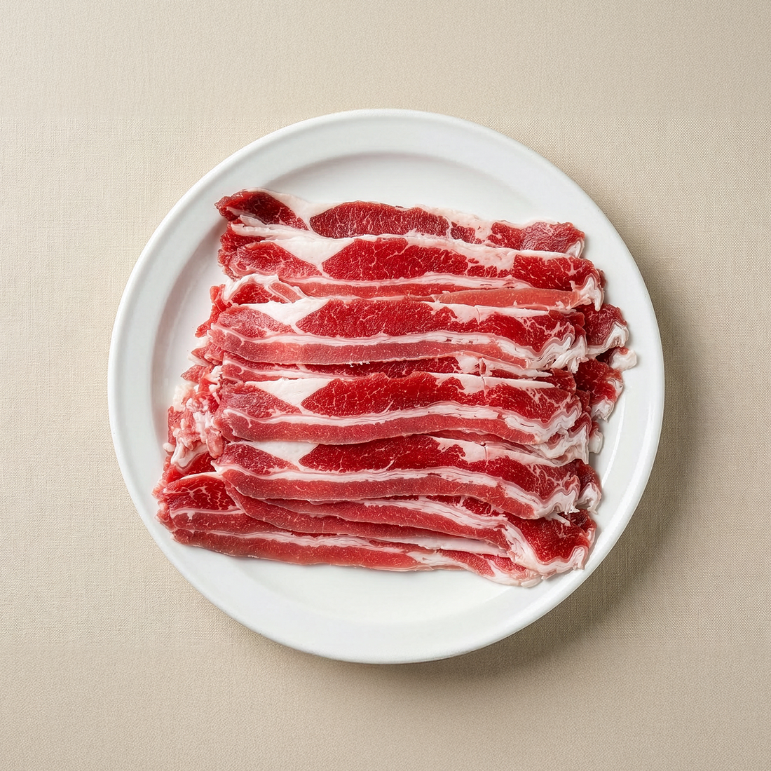 Banchan 365 Angus Beef Short Plate, ready to serve