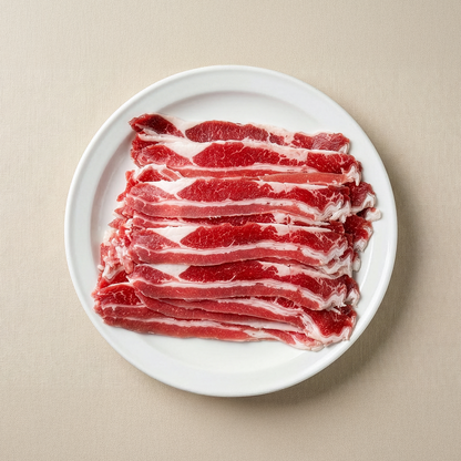 Banchan 365 Angus Beef Short Plate, ready to serve