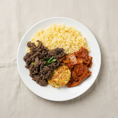 소 불고기 도시락