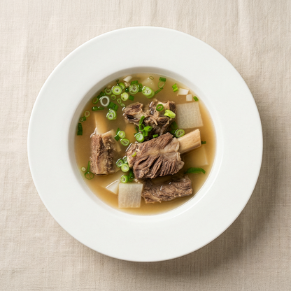 Galbitang – Korean beef short rib soup | Banchan365