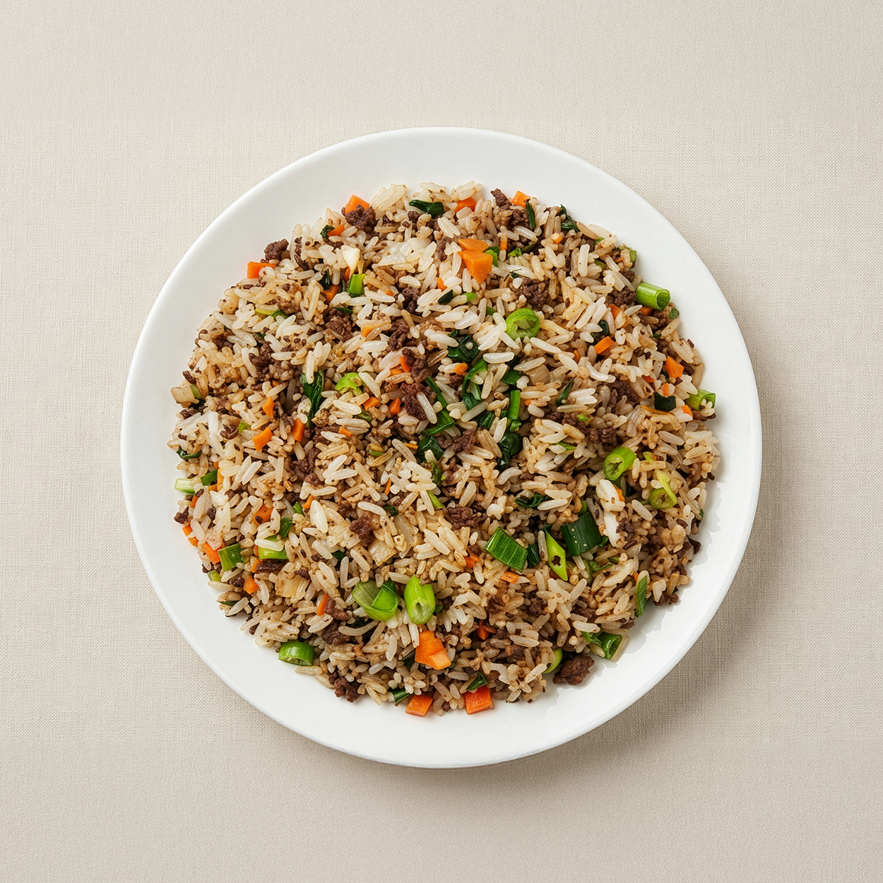 Banchan365 Beef and Vegetable Fried Rice, ready to serve