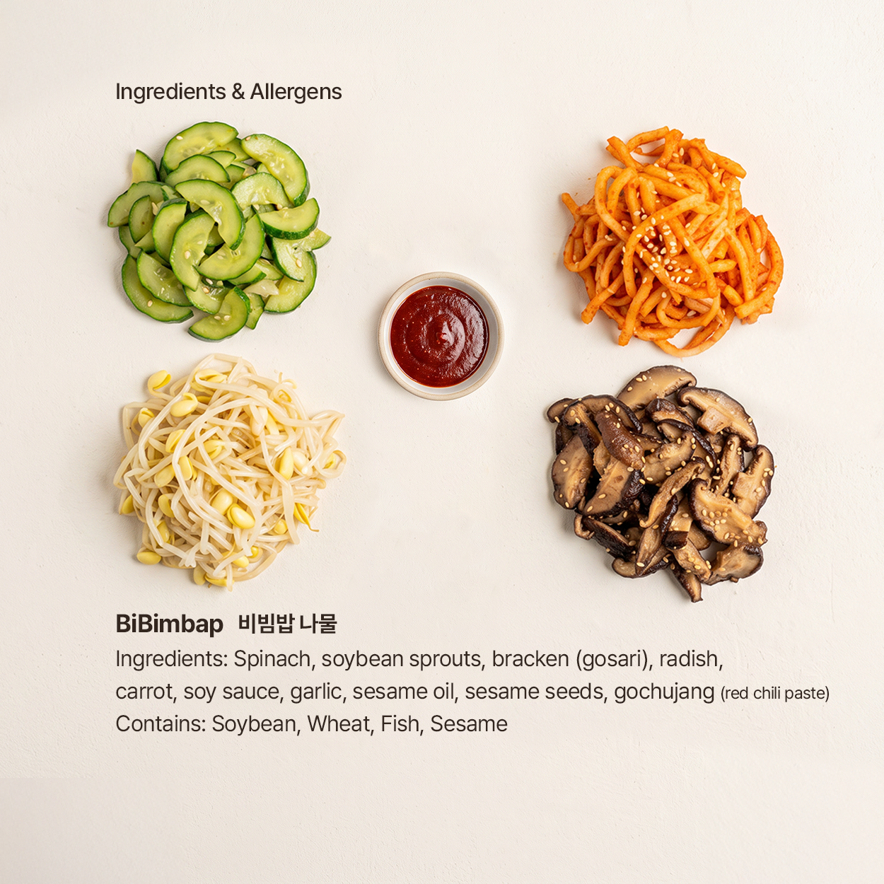 Vegetable Korean Dinner Set
