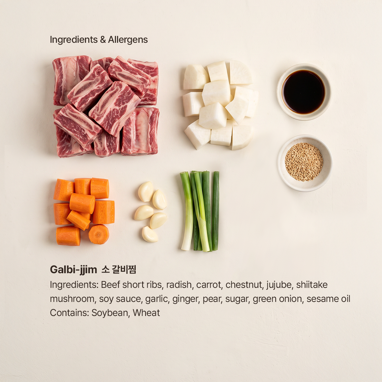 Galbi-jjim – Braised Beef Short Ribs