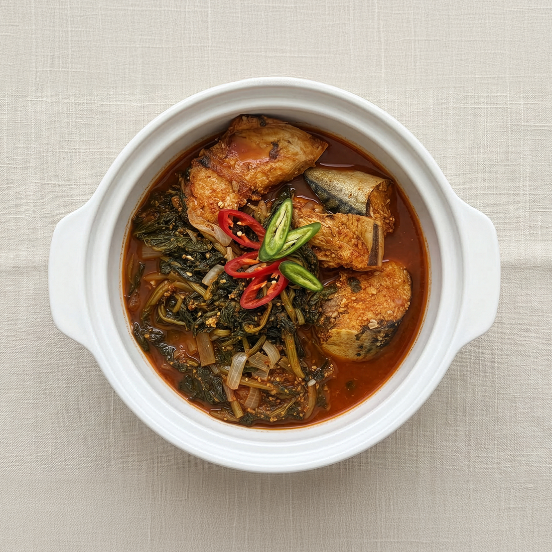 시래기 고등어 조림