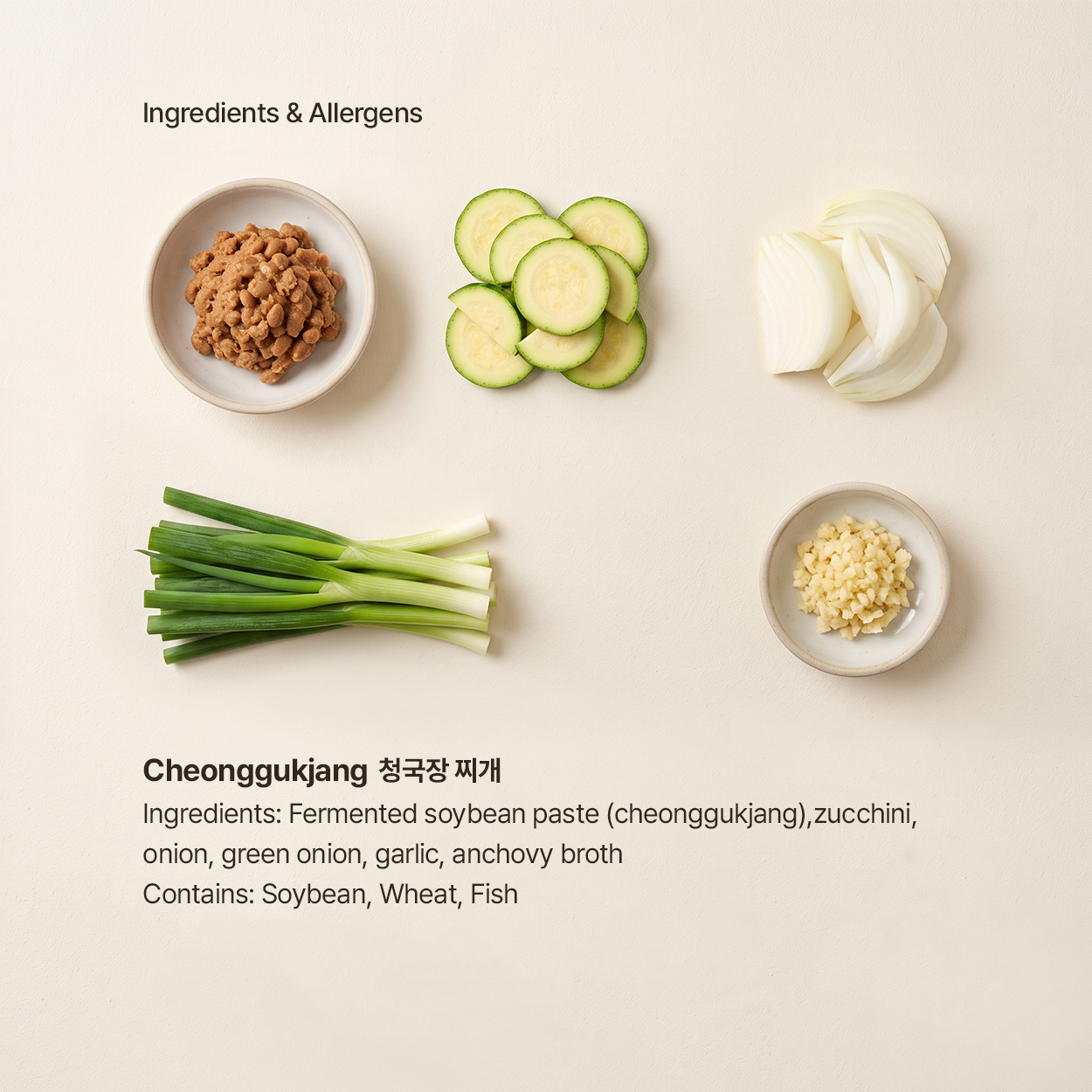 Vegetable Korean Dinner Set