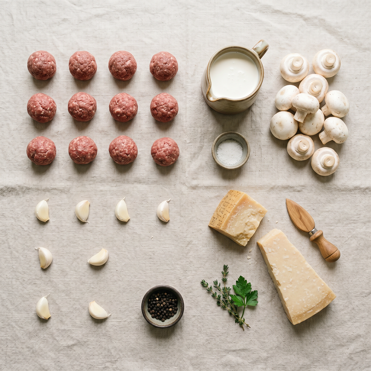 Cream meatballs (Korean-style meatballs in cream sauce) | Banchan365