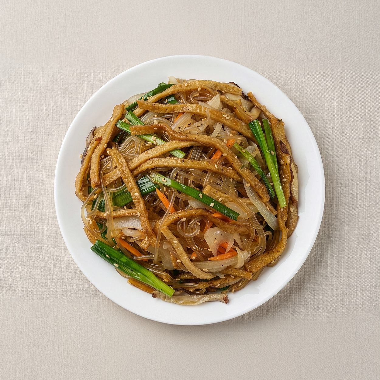 Banchan 365 Fish Cake Japchae Glass noddle, ready to serve