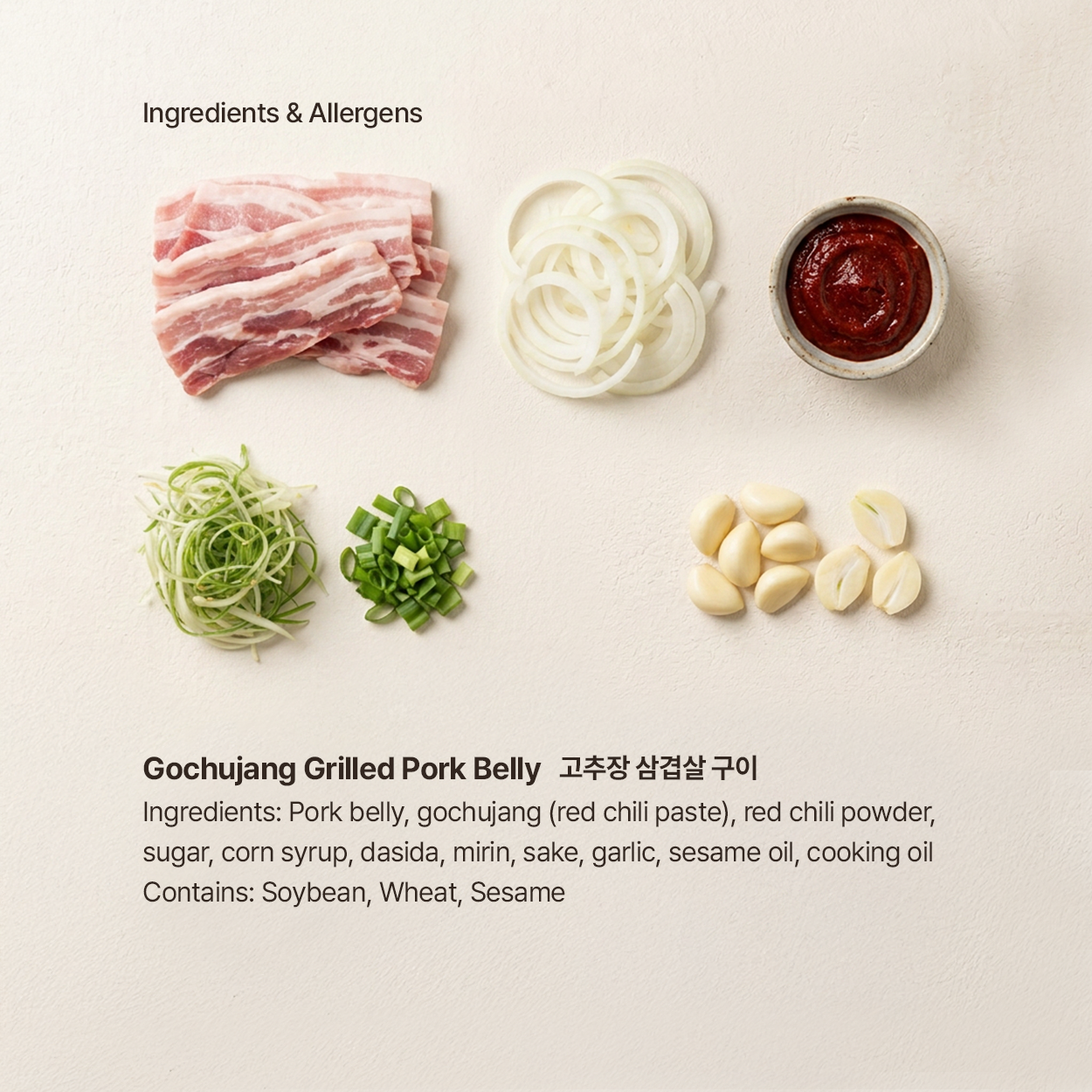 Gochujang Grilled Pork Belly