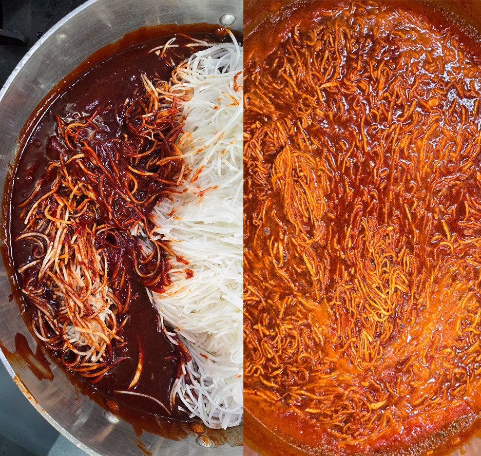 반찬 365 광장시장 무채 떡볶이 - Gwangjang Market Style Radish and Rice Cake Tteokbokki | Banchan 365