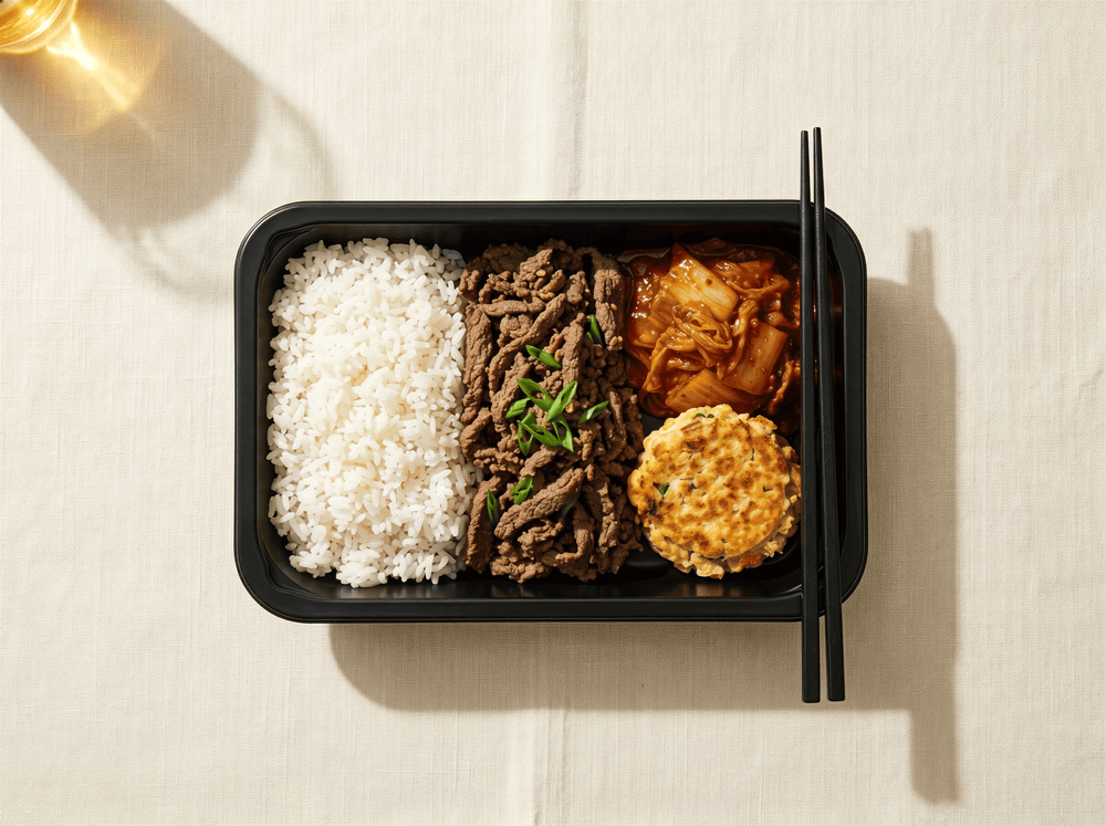 Inside the lunch box