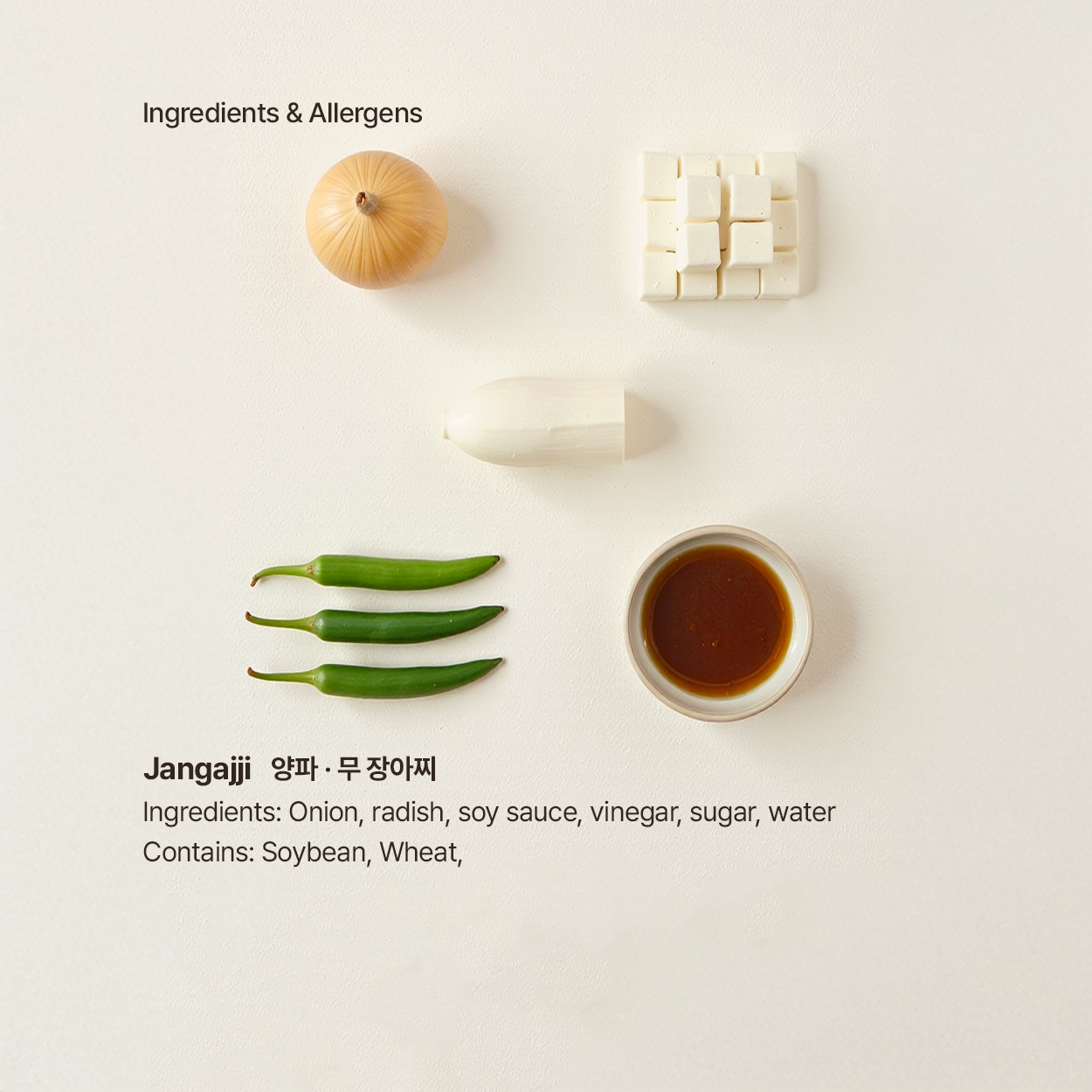 Jangajji – Soy-Pickled Onion &amp; Radish
