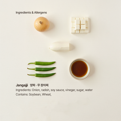 Jangajji – Soy-Pickled Onion &amp; Radish