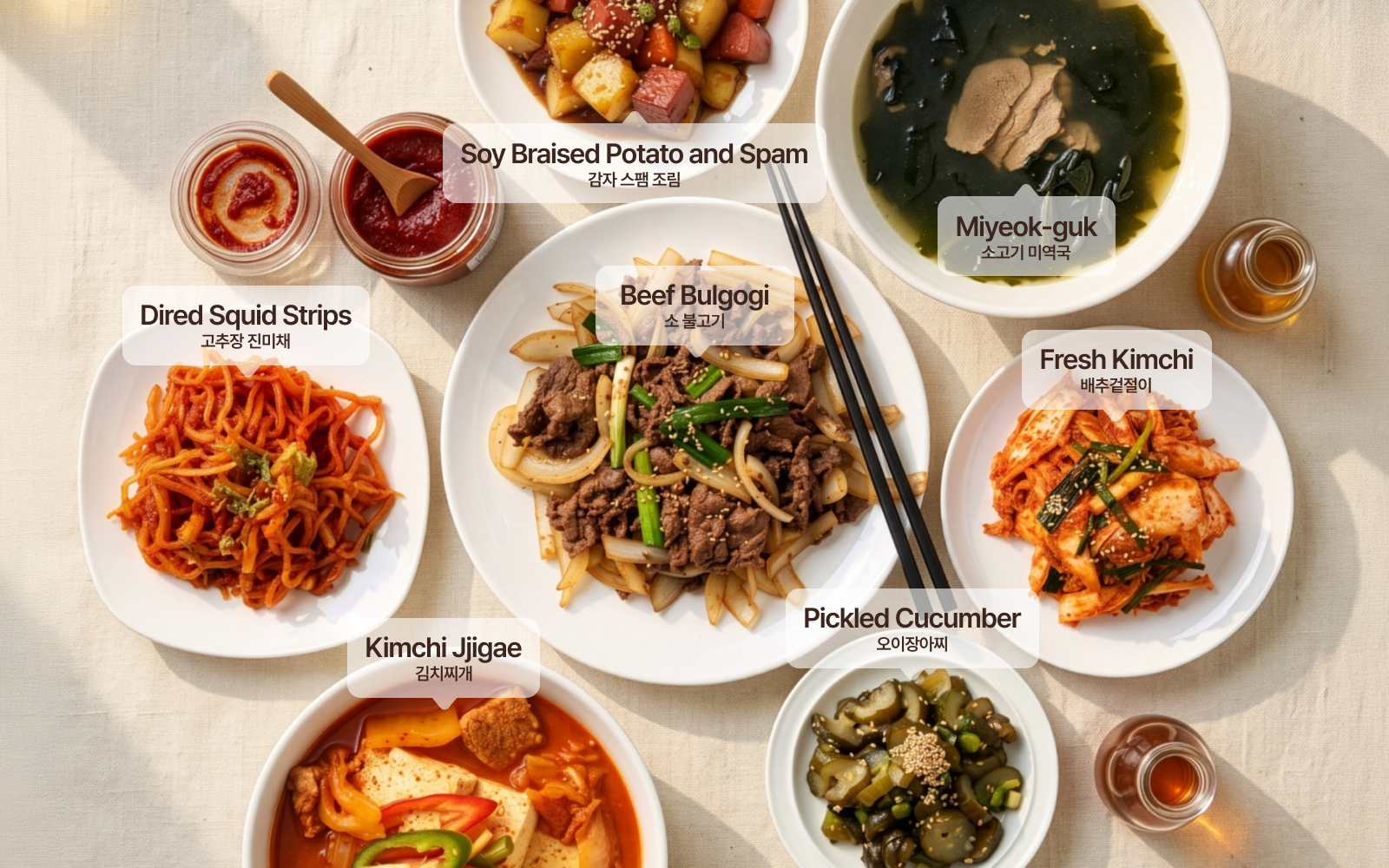 Weekly Korean Home Meal Set