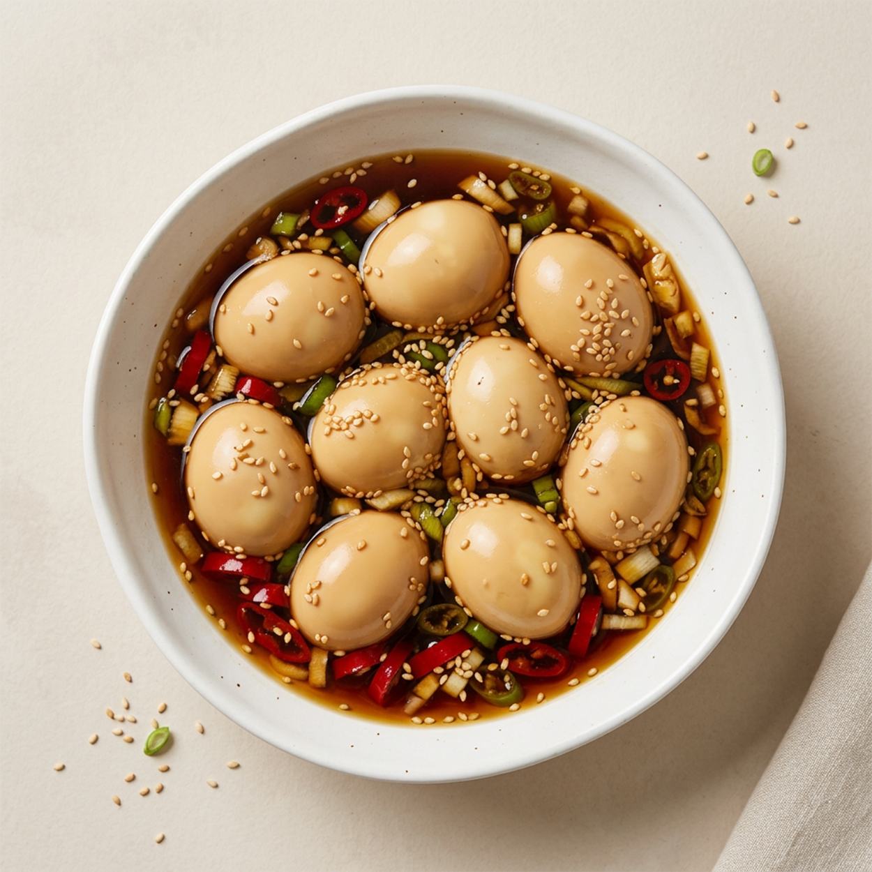 Soy-Braised Eggs