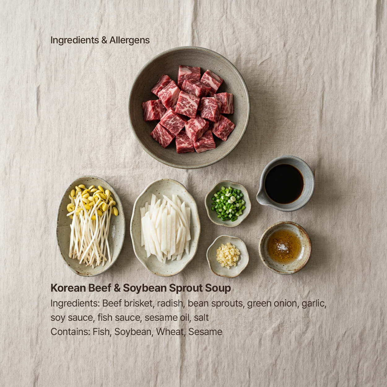 소고기 콩나물국