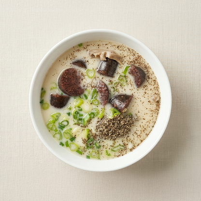 Korean Blood Sausage Soup 