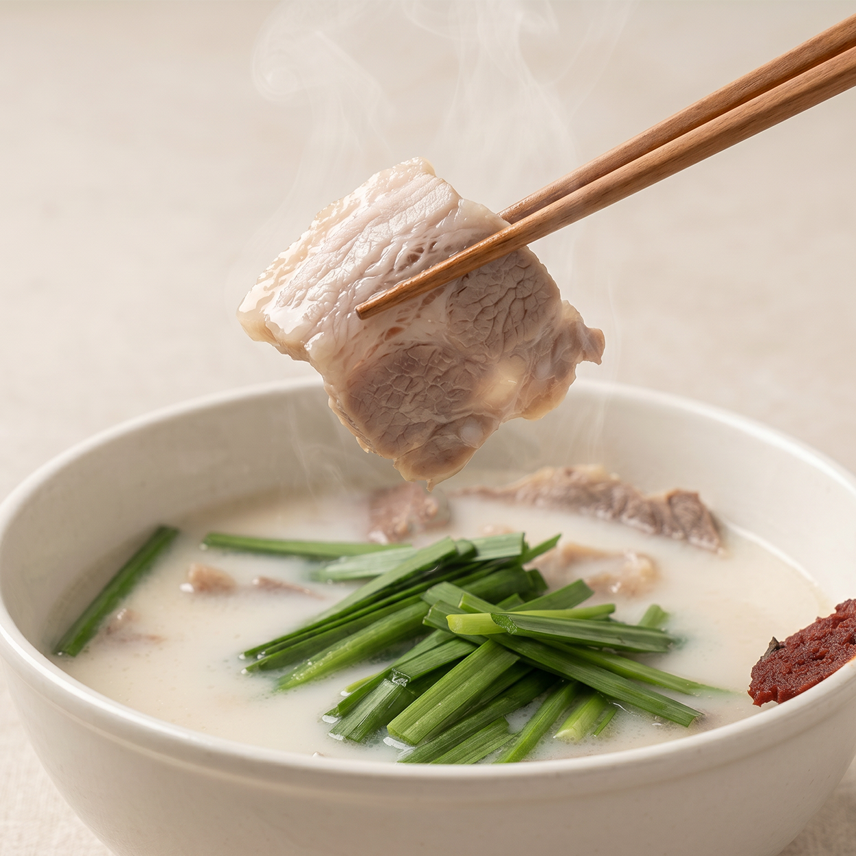 Busan dwaeji-gukbap (Korean pork rice soup, Busan style) | Banchan365